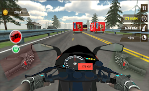 City Motorbike Rider Game Screenshot 2