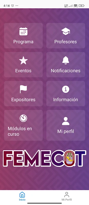 Oficial FEMECOT 2025 Screenshot 1