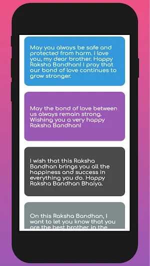 Raksha Bandhan Wishes Screenshot 2