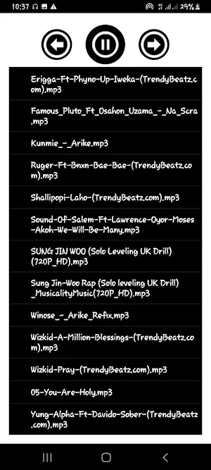 Music Player Screenshot 0