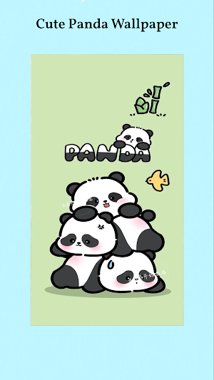 Cute Panda Cartoon Wallpapers Screenshot 2