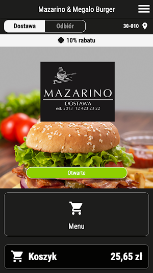 Mazarino & Megalo Burger Screenshot 0