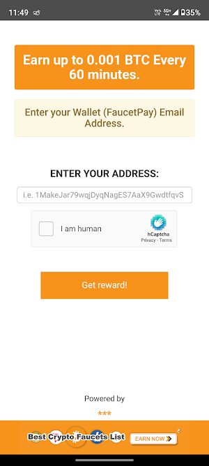 Bitcoin Faucet Blast Screenshot 3