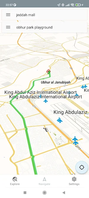 Jeddah Saudi Arabia Offline Map Screenshot 1