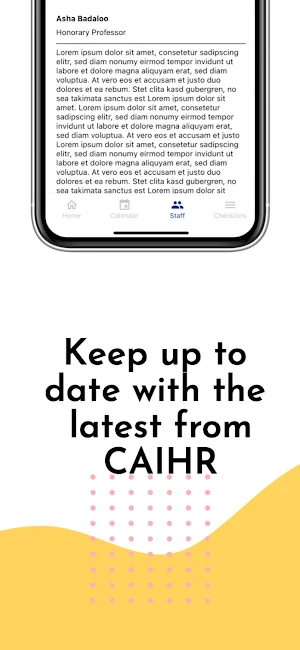 CAIHR Connect Screenshot 3