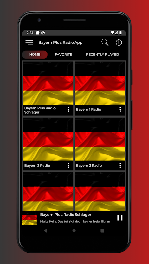 Bayern Plus Radio App Schlager Screenshot 0