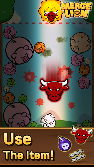 Merge Lion (watermelon game) Screenshot 2