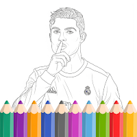 Ronaldo Coloring, Drawing CR7