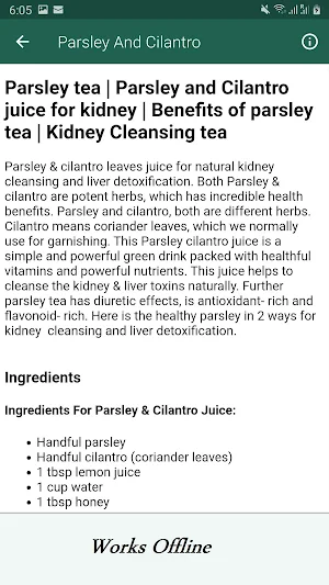 Kidney Cleanse Juice Screenshot 2