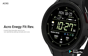 ACRO Enegy Fit Rev watchface Screenshot 0