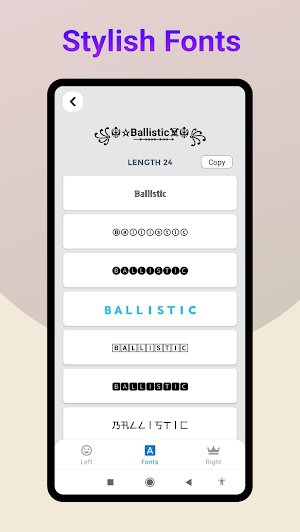 Pro Nickname Generator - Name Style Creator Screenshot 1