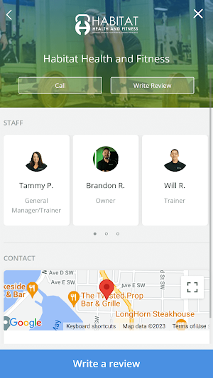 Habitat Health and Fitness Screenshot 0