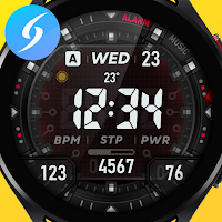 SH018 Watch Face, WearOS watch