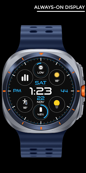 Night 20D - Digital Watch Face Screenshot 2