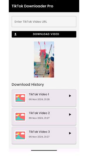 Tikk Save, Download Tik Videos Screenshot 3