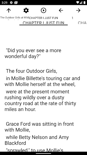 Book, The Outdoor Girls at Wild Rose Lodge Screenshot 1
