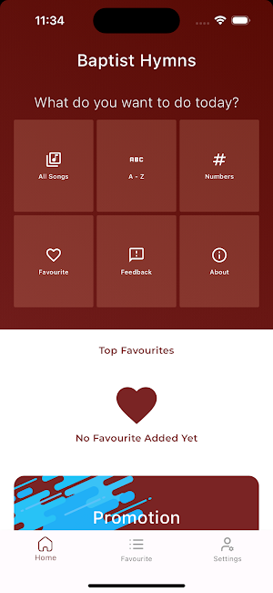 Baptist Hymns (Offline) Screenshot 1