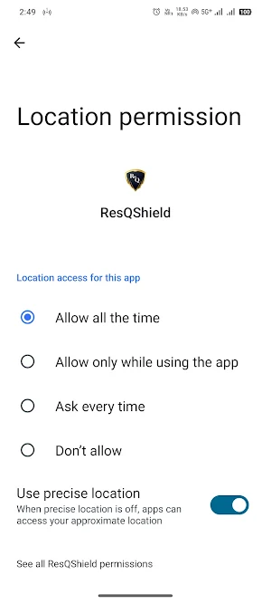 ResQShield Screenshot 1