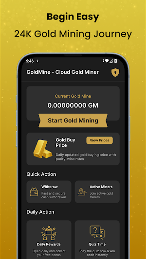 GoldMine - Cloud Gold Miner Screenshot 0