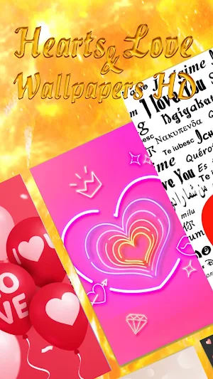 Hearts Love Wallpapers HD Screenshot 0