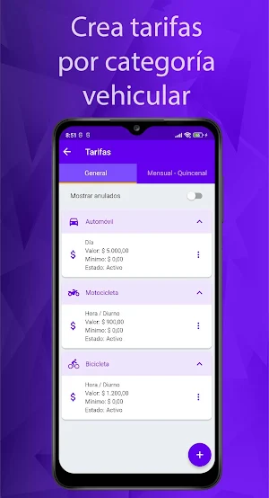 GesPark:Gestión - Parqueaderos Screenshot 2
