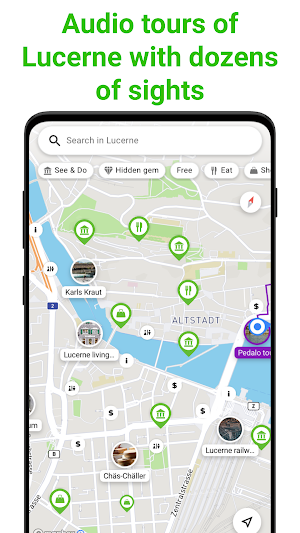 Lucerne Tour Guide:SmartGuide Screenshot 0