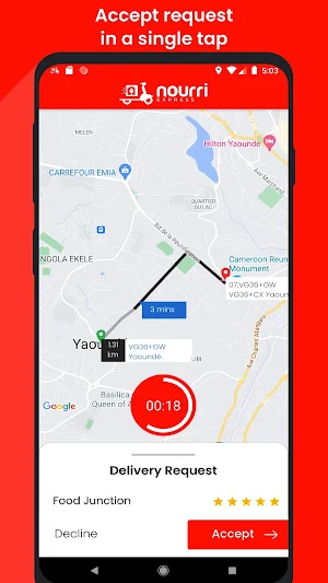 Nourri Express Driver Screenshot 2