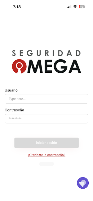 Omega app Screenshot 0