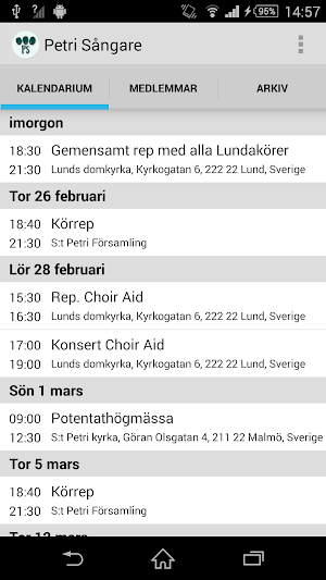 Petri Sångare Screenshot 0
