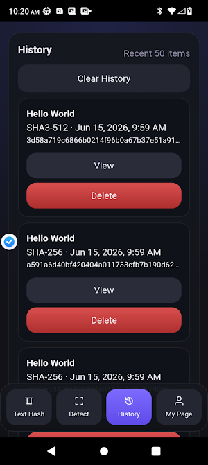 Aegis Hash Screenshot 2