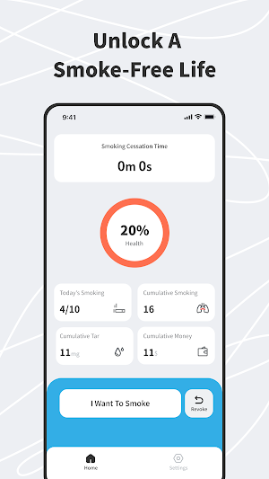 Smoking Cessation Tracker Screenshot 1