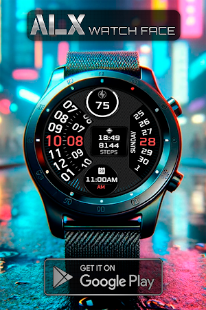 ALX06 Disk Watch Face Screenshot 2