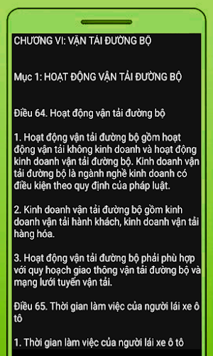 Luat Giao Thong Screenshot 2
