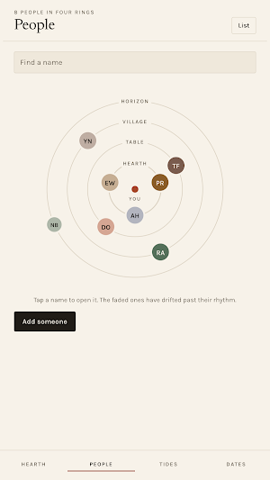 Kith: Private Friendship CRM Screenshot 0