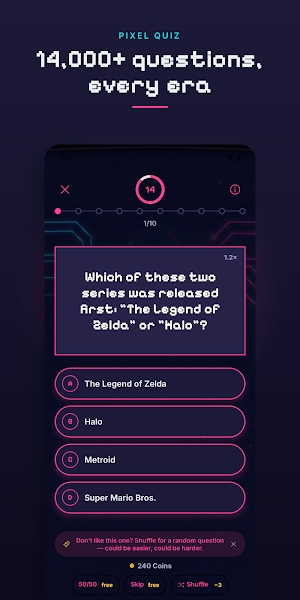 Pixel Quiz: Video Game Trivia Screenshot 1