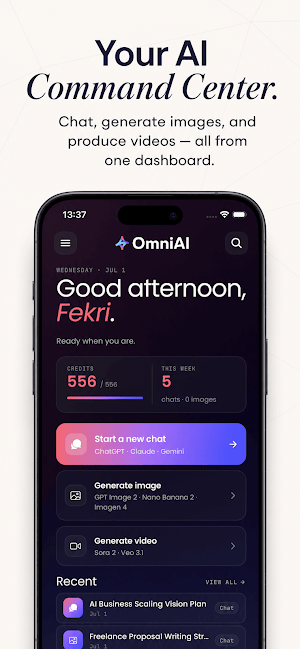 OmniAI: 52+ AI Models, One App Screenshot 0