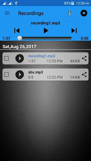 Recorder Screenshot 2