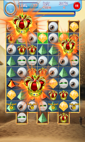 Free Pyramid Smash Match Game! Screenshot 2