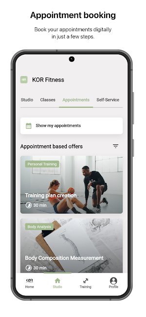 KOR Fitness Screenshot 1
