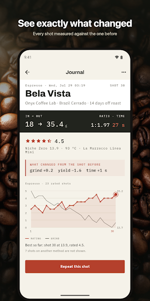 Coffee Journal: Pucksmith Screenshot 1
