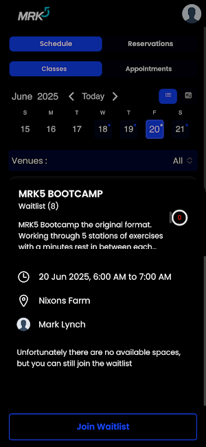 MRK5 Fitness Screenshot 0