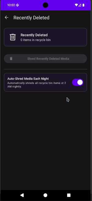 Media Shredder: Secure Delete Screenshot 2