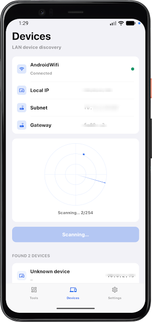NetProbe: WiFi & Network Tools Screenshot 1