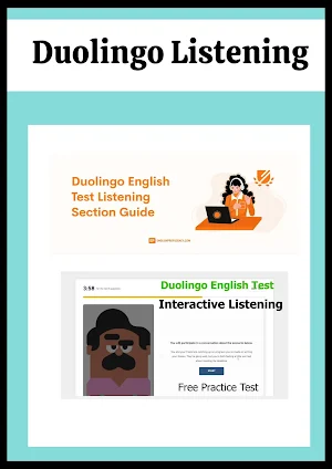 Duolingo English Test App Screenshot 1