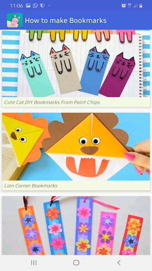 How to make bookmarks step by step Screenshot 2