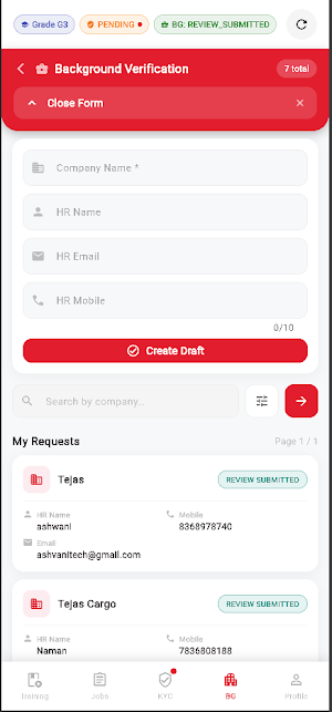 Tejas Driver Screenshot 3