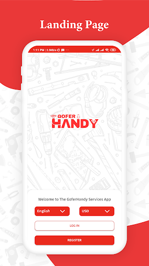 GoferHandy Service Provider App Screenshot 1