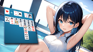 Sexy Waifu Solitaire Klondike Screenshot 0