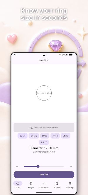 True Ring Size: Sizer & Gauge Screenshot 0