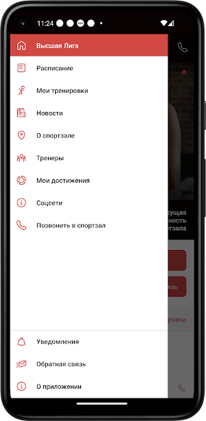 Спортивный клуб Высшая лига Screenshot 2